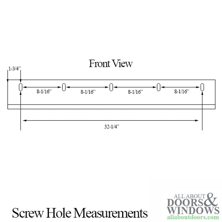 Door Bottom / Sweep, L-shape / Screw-on 36 Inch - Door Bottom / Sweep, L-shape / Screw-on 36 Inch