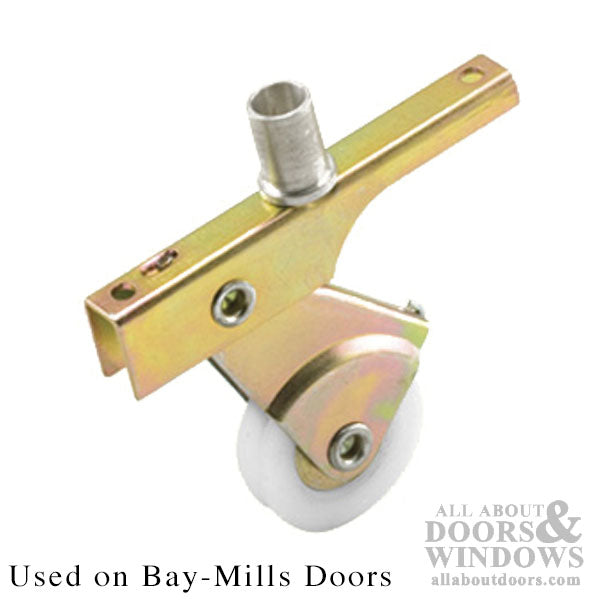 Roller Assembly with 1 Inch Nylon Wheel for Sliding Screen Door - Roller Assembly with 1 Inch Nylon Wheel for Sliding Screen Door