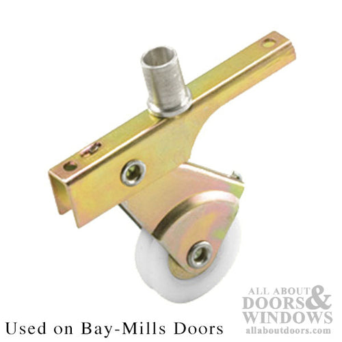 Roller Assembly with 1 Inch Nylon Wheel for Sliding Screen Door - Roller Assembly with 1 Inch Nylon Wheel for Sliding Screen Door