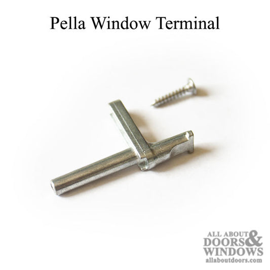 Pella Window Terminal and Screw For Double Hung and Single Hung Pella Windows