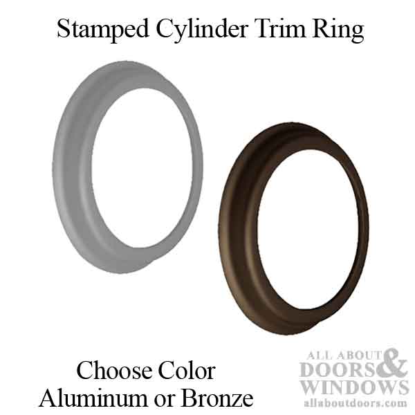 Stamped Cylinder Trim Ring, 5/16