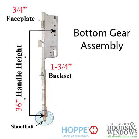 20mm Manual Gear, 45/92 Shootbolt, 1" D/B