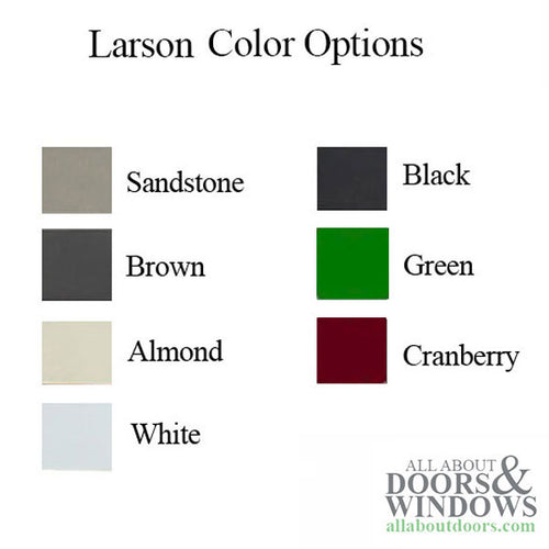 Larson Standard Screen Door Closer - Choose Color - Larson Standard Screen Door Closer - Choose Color