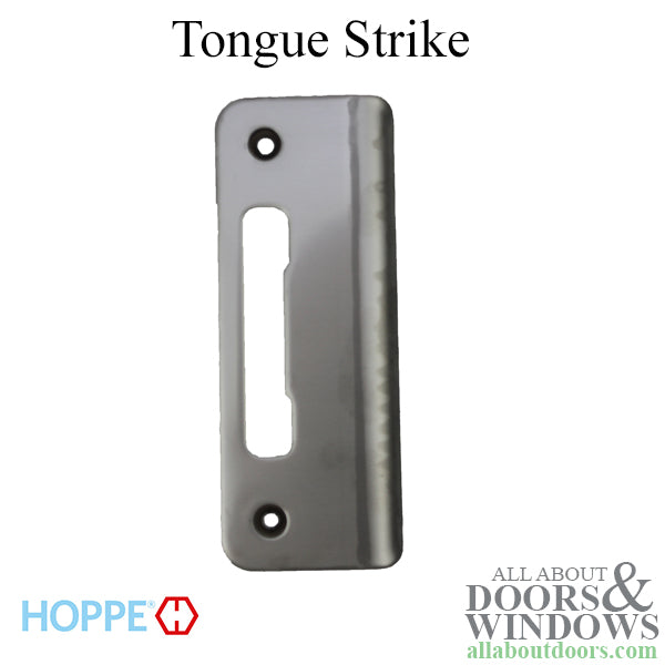 HOPPE Strike Plate with Curved Lip for Tongue Version Multipoint Lock Stainless Steel - HOPPE Strike Plate with Curved Lip for Tongue Version Multipoint Lock Stainless Steel