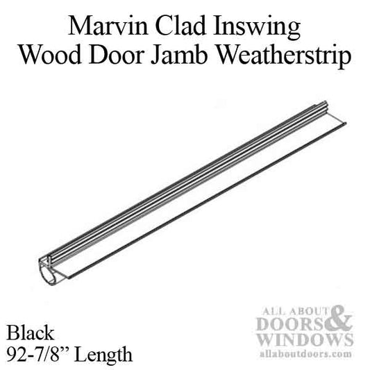 Marvin Weatherstrip For Clad Inswing Door Jamb V796 Bulb Frame 92.875 Inch Seal