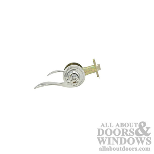 Weslock Bordeau Entry Door Lever Bright Chrome Left Handed Entry Door Handleset - Weslock Bordeau Entry Door Lever Bright Chrome Left Handed Entry Door Handleset