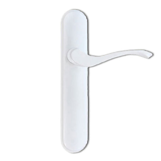 Passive Cambridge Handleset, Right Hand Multipoint Lock Trim - White