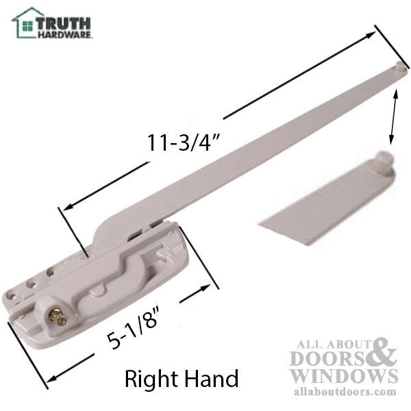 Truth Sill Mounted Encore Casement Operators, Right Hand - No Cover - Truth Sill Mounted Encore Casement Operators, Right Hand - No Cover