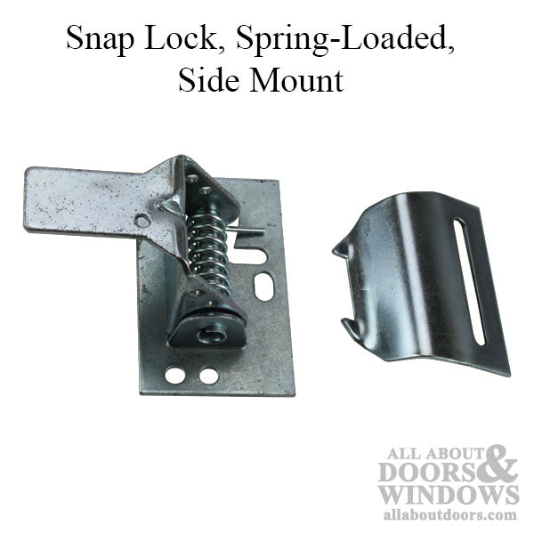 Snap Lock, Spring-Loaded, Side Mount - Snap Lock, Spring-Loaded, Side Mount