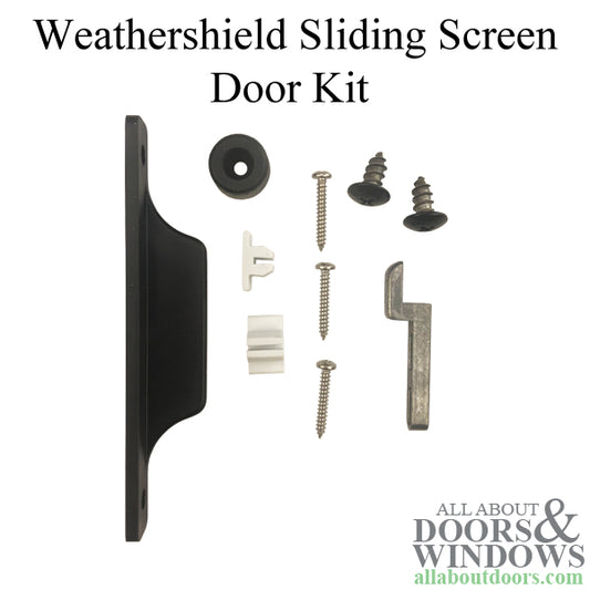 Weathershield Sliding Screen Door Handle & Guide Kit