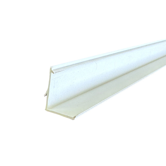 8' White Vinyl Glazing Bead (Snap In)