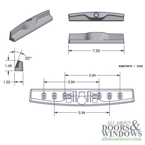 Outside Pull 3-15/16