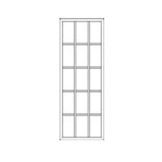 Therma Tru 15 Lite Surround with Double Pane Glass with Internal Grid and Plastic Frame