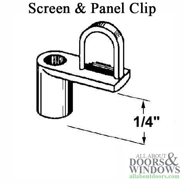 Eagle Window Zinc Diecast Screen Clip 1/4-inch Offset 10 Pack - Eagle Window Zinc Diecast Screen Clip 1/4-inch Offset 10 Pack