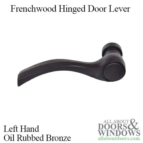 Newbury Frenchwood Hinged Door Handle Left Hand - Newbury Frenchwood Hinged Door Handle Left Hand