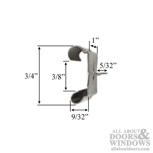 Peachtree Ariel Sliding Patio Door Wood Liner Clip - Peachtree Ariel Sliding Patio Door Wood Liner Clip