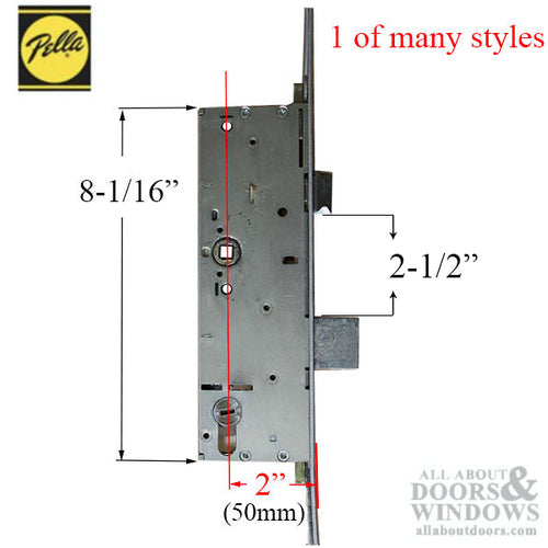 Pella Shootbolt 50/92, Pella Designer Series 903, Multipoint Lock, 78-3/8