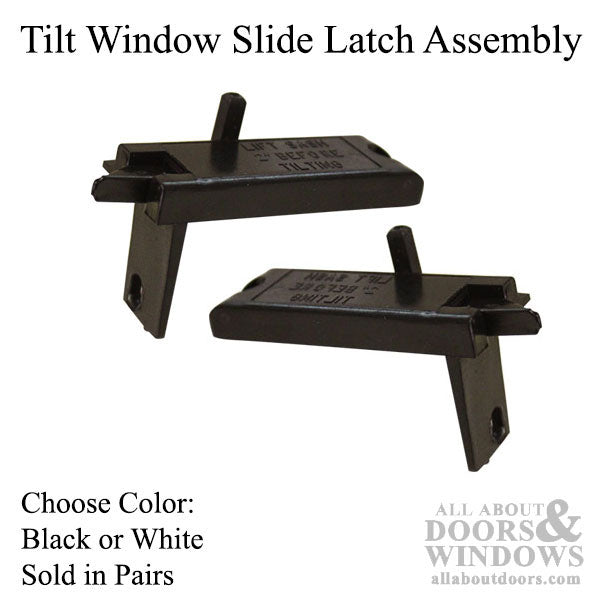 Tilt Window Slide Latch Assembly - Pair - Choose Color - Tilt Window Slide Latch Assembly - Pair - Choose Color