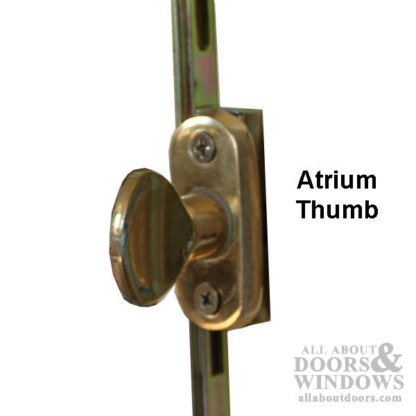 Atrium 2 roller venting sidelight hardware - 25mm Operable - Brass - Atrium 2 roller venting sidelight hardware - 25mm Operable - Brass