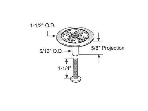Acme 300 Pull Handle for Bi Fold Door - Acme 300 Pull Handle for Bi Fold Door