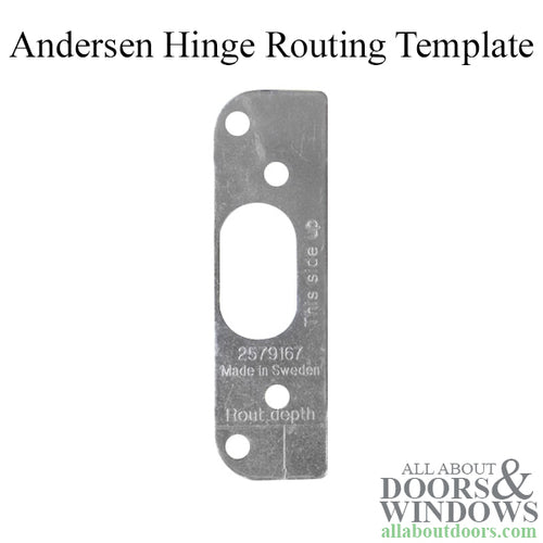 Andersen Routing Template For 400 Series Frenchwood Hinged Patio Doors - Andersen Routing Template For 400 Series Frenchwood Hinged Patio Doors