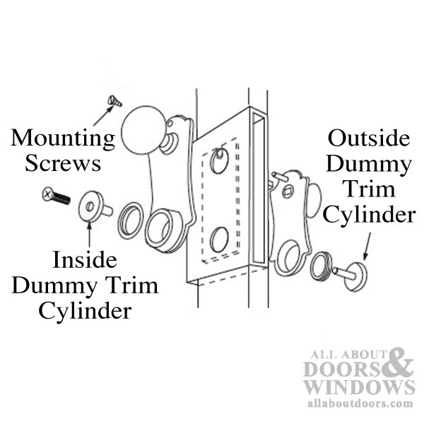 Marks Full Dummy Handleset Marks Series 9215 Unilock Door Handle - Marks Full Dummy Handleset Marks Series 9215 Unilock Door Handle