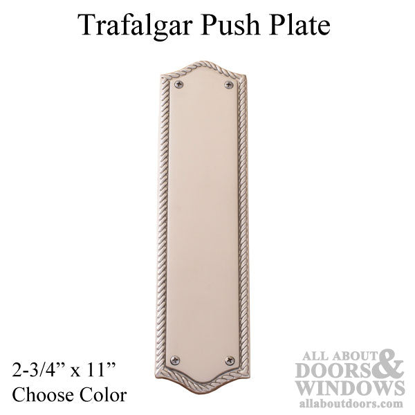 Trafalgar Push Plate 2-3/4