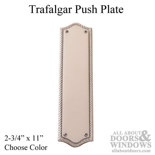 Trafalgar Push Plate 2-3/4
