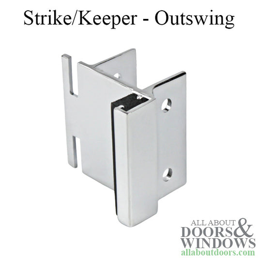 Outswing Door Strike Plate Keeper 1.5 Inch