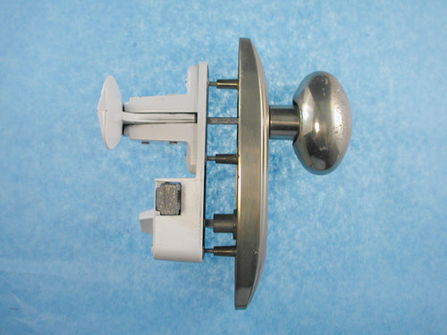 Surface Mount Egg Shaped Knob w/ Deadbolt, Keyed - DISCONTINUED - Surface Mount Egg Shaped Knob w/ Deadbolt, Keyed - DISCONTINUED