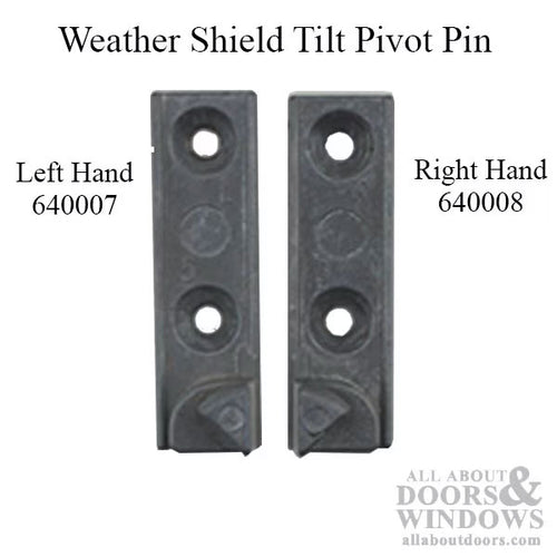 Discontinued - Replacement Pivot Pin, Double Hung Tilt 610/810 Windows, Left Hand - Mill Finish - Discontinued - Replacement Pivot Pin, Double Hung Tilt 610/810 Windows, Left Hand - Mill Finish