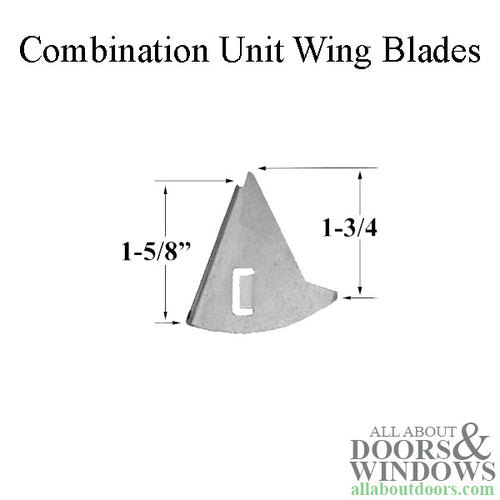 Combination Storm Window / Outer Frame Wing Blade Locks - Combination Storm Window / Outer Frame Wing Blade Locks