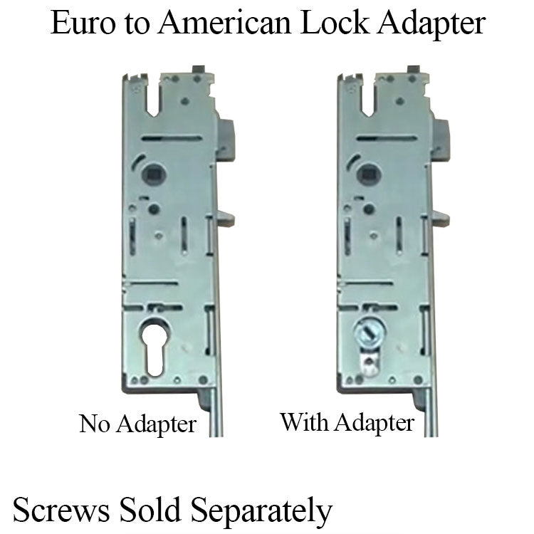 Adapter Insert - Euro Mortise Lock to American Cylinder - Adapter Insert - Euro Mortise Lock to American Cylinder