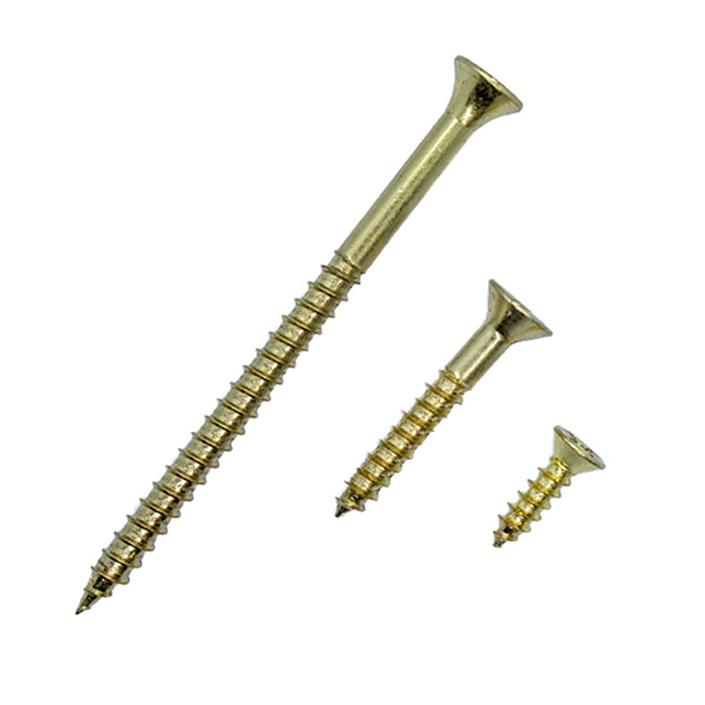 Screw Pack, Weiser, Brass, 2-15/16