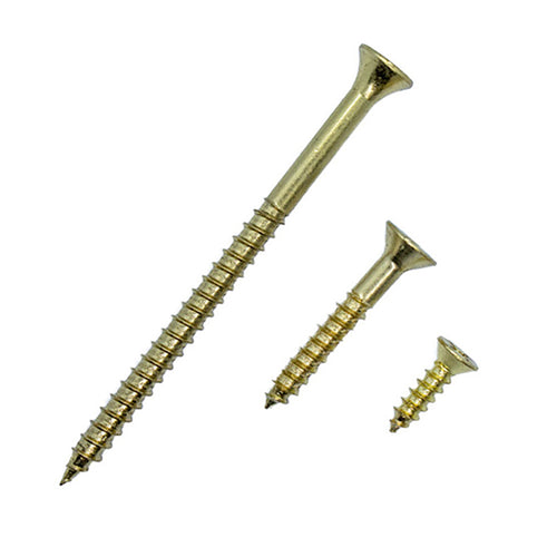 Screw Pack, Weiser, Brass, 2-15/16