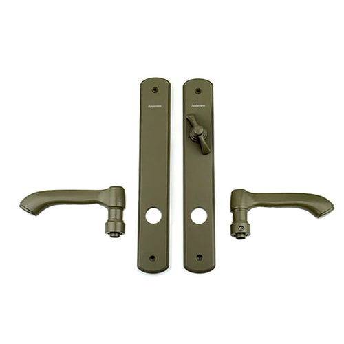 Andersen Albany Active / Passive Double Hinged Door Hardware Set - Stone - Andersen Albany Active / Passive Double Hinged Door Hardware Set - Stone