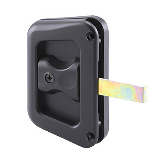 Latch & Pull for Sliding Screen Door, Non-Handed - Black