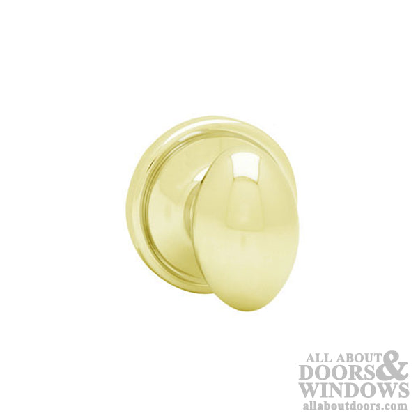 Kwikset Windham Single Dummy Door Knob Polished Brass Door Handle Kwikset 742W-3 - Kwikset Windham Single Dummy Door Knob Polished Brass Door Handle Kwikset 742W-3