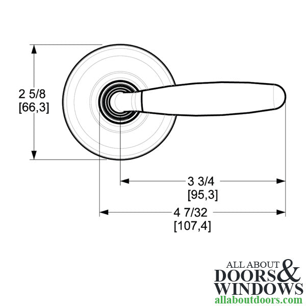 5106 Estate Lever - Oil Rubbed Bronze - 5106 Estate Lever - Oil Rubbed Bronze