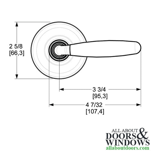 5106 Estate Lever - Oil Rubbed Bronze - 5106 Estate Lever - Oil Rubbed Bronze
