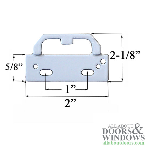 Sash Lock Keeper for Single/Double Hung Windows - Choose Color - Sash Lock Keeper for Single/Double Hung Windows - Choose Color