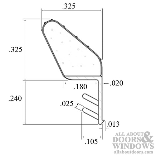 Window Weatherstrip  Foam Filled Teardrop Weatherstrip Polyflex Foam Filled Weather SealSold by the foot - Window Weatherstrip  Foam Filled Teardrop Weatherstrip Polyflex Foam Filled Weather SealSold by the foot