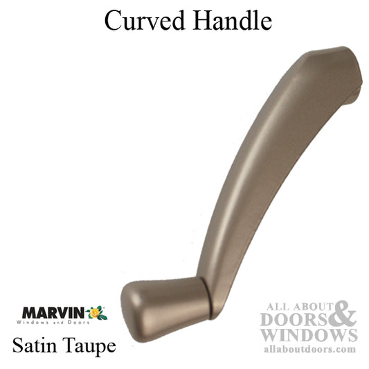 Marvin Handle for Casement or Awning Windows - Satin Taupe