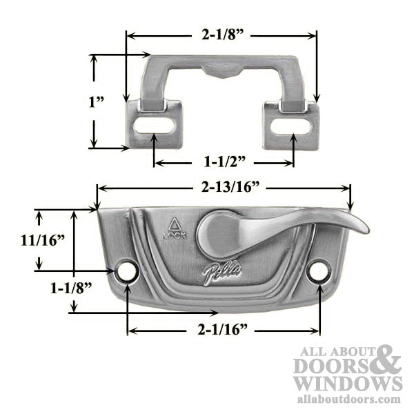 Pella Double Hung Sash Lock and Keeper - Choose Color - Pella Double Hung Sash Lock and Keeper - Choose Color