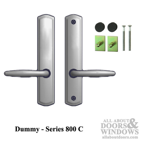 Dummy Handle Set 800C - for Multipoint Locks - Solid Brass - Choose Finish - Dummy Handle Set 800C - for Multipoint Locks - Solid Brass - Choose Finish