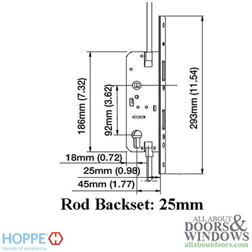 Inactive Rod Version, Gear, 45mm BS,  Right Hand - Inactive Rod Version, Gear, 45mm BS,  Right Hand