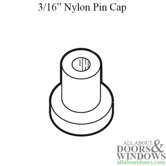 Pin Cap / Guide, 3/16 I.D., Nylon Replacement -  Each