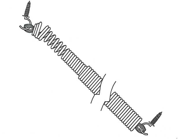 Adjustable Storm or Screen Door Spring - Adjustable Storm or Screen Door Spring