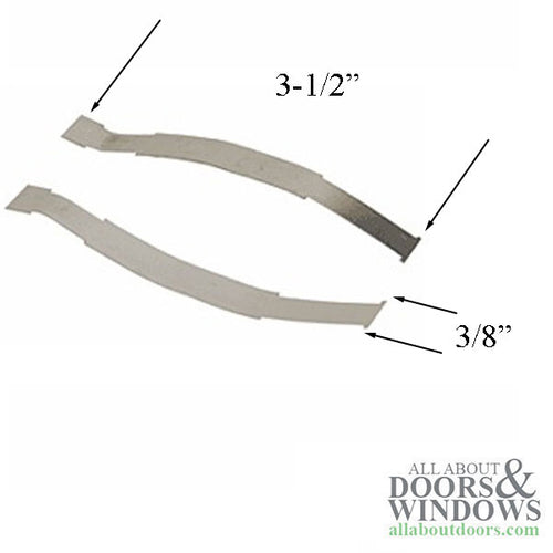 Spring Clip for Commercial door astragal Weatherstrip - 6 pack - Spring Clip for Commercial door astragal Weatherstrip - 6 pack