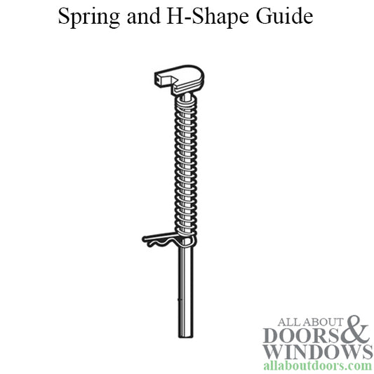 Leigh - Monarch 1/4 Inch Pin , Spring and H-Shape Nylon Guide